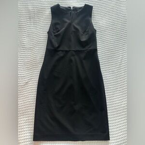 Ann Taylor Classic Black Midi Dress